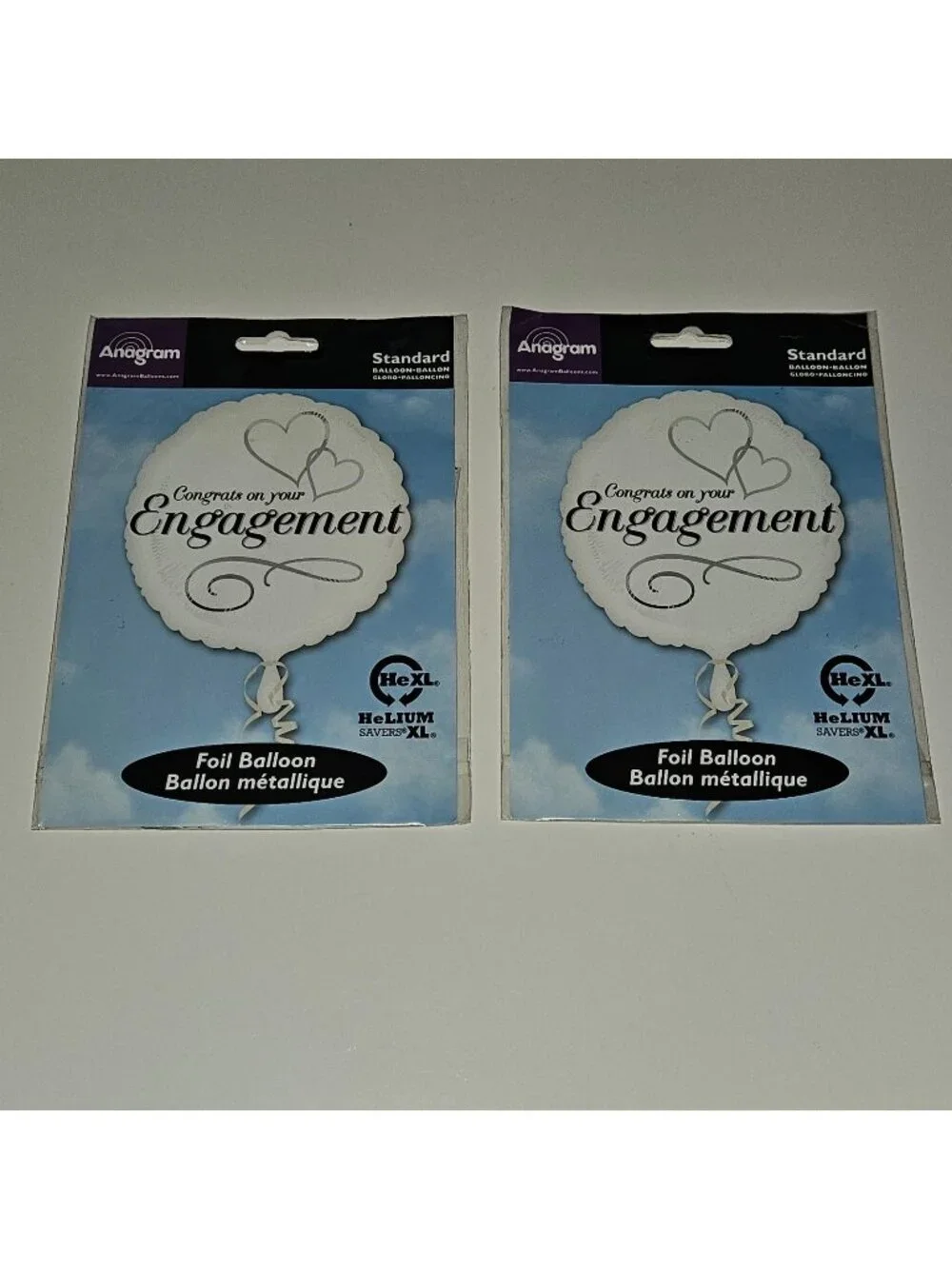NEW 2 Congrats On Your Engagement Foil Balloons Lot 17